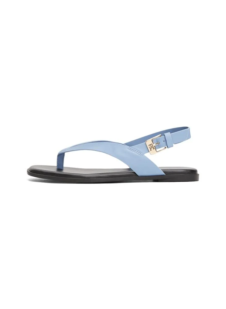 تومي هيلفيغر Color Block Thong Flat Sandals