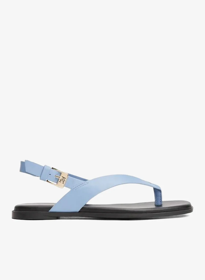 Color Block Thong Flat Sandals