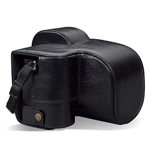 MegaGear MG1942 Ever Ready Genuine Leather Camera Case Compatible with Nikon Z5 Black - Image 1