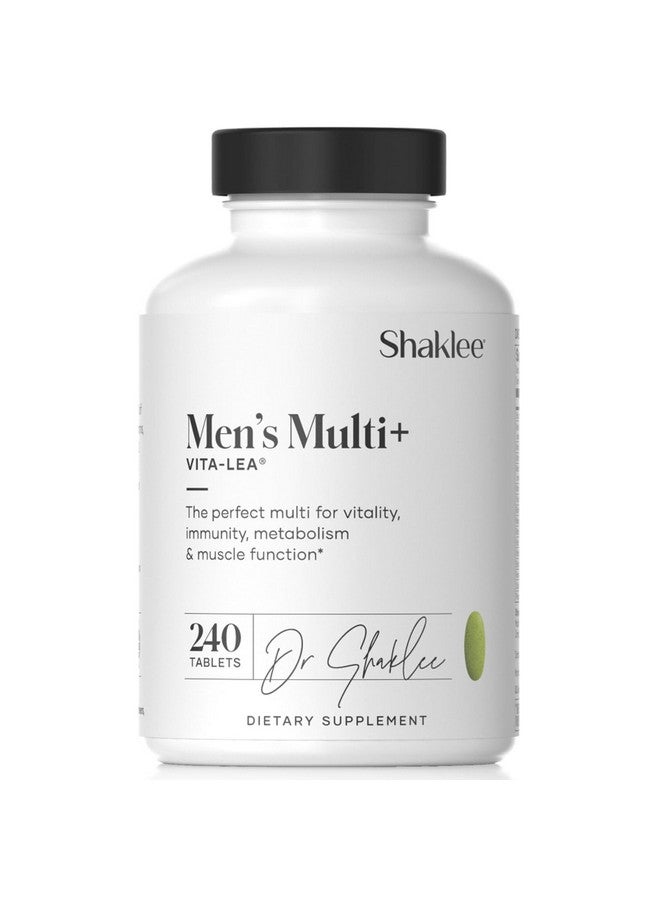 Shaklee - Vita-Lea® Men High Potency Multivitamin and Multimineral - Supports Heart, Immune, Bone, and Joint Health - Formulated for Men's Unique Needs - Includes Vitamin C, D, and E - 240 Tablets - Image 1