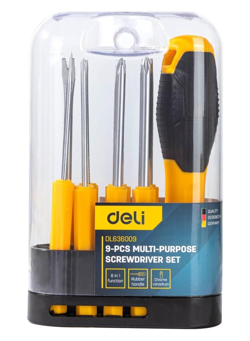 Deli Screwdriver 9-Piece Set - Image 1