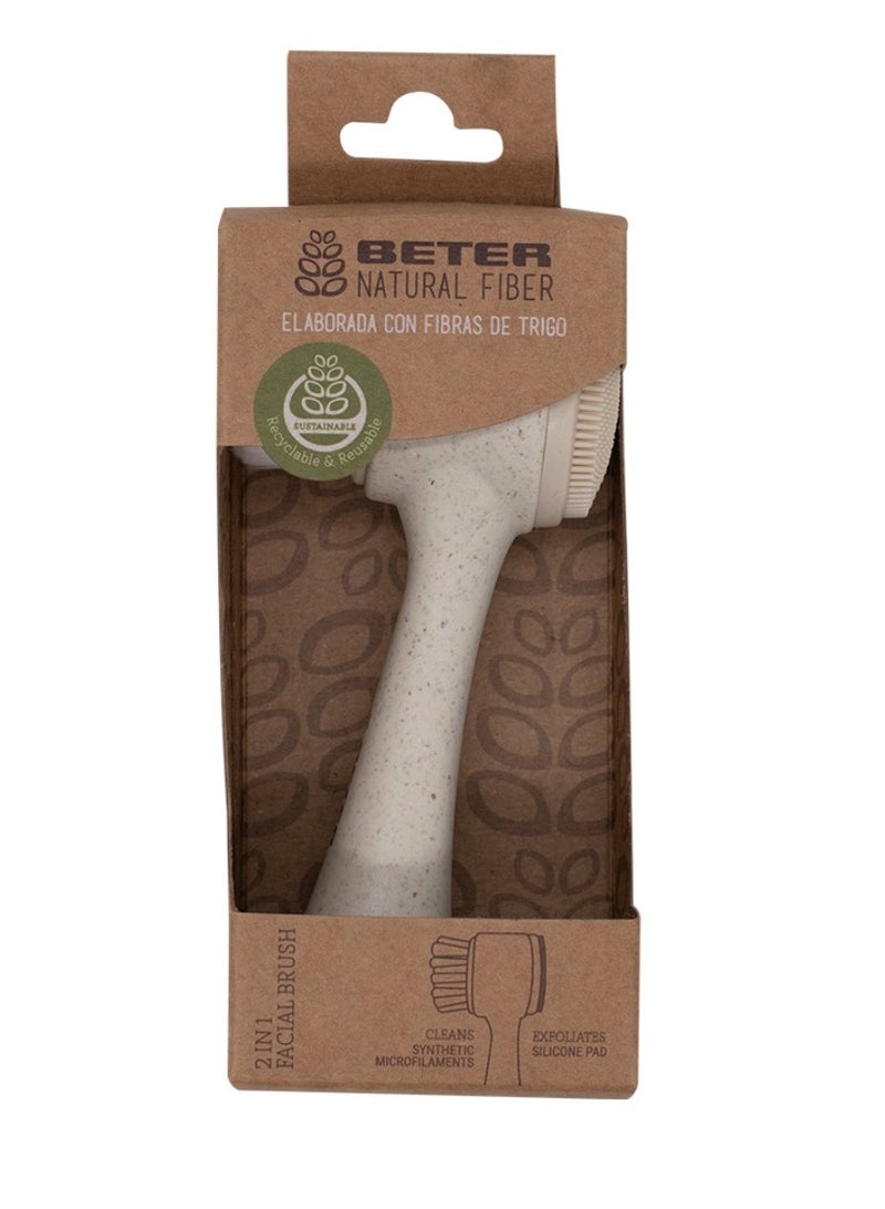 بي تي *Natural Fiber* - 2-in-1 facial brush - Image 1