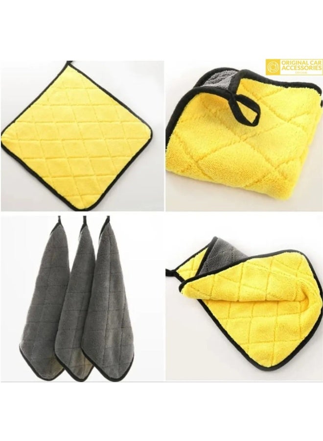 Microfiber Car Polishing Towel 800GSM – 40x40 cm Super Absorbent, Soft, Lint-Free, Scratch-Free, Quick-Drying Cloth for Cars, Trucks, Motorcycles, and Boats – 1 Piece - Image 4