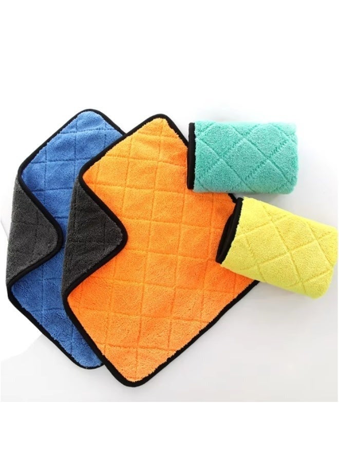 Microfiber Car Polishing Towel 800GSM – 40x40 cm Super Absorbent, Soft, Lint-Free, Scratch-Free, Quick-Drying Cloth for Cars, Trucks, Motorcycles, and Boats – 1 Piece - Image 5