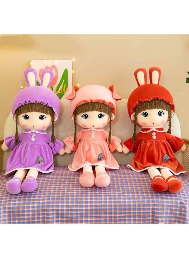 Singing Plush Toy Feier Doll Girl Doll Flower Fairy Plush Doll Doll Children Birthday Gift-Specifications:Princess Doll Red-Color:40cm - Image 3