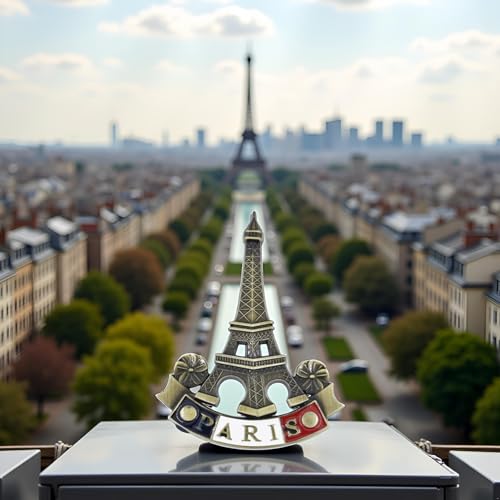 Sluswallow 3D Metal Fridge Magnet Eiffel Tower Paris France Souvenir Gift Decor Refrigerator Magnets, Refrigerator Magnets, Kitchen Accessories - Image 4