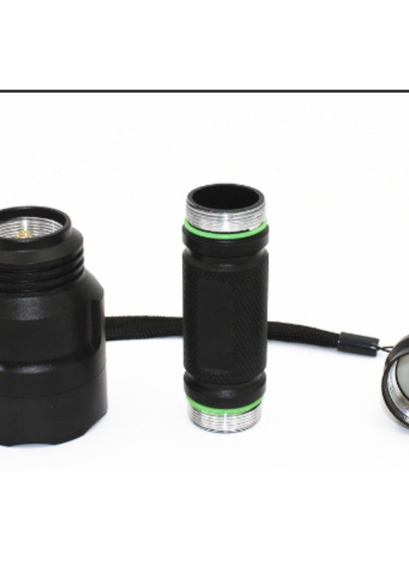 LOULUEN Waterproof Diving Flashlight 