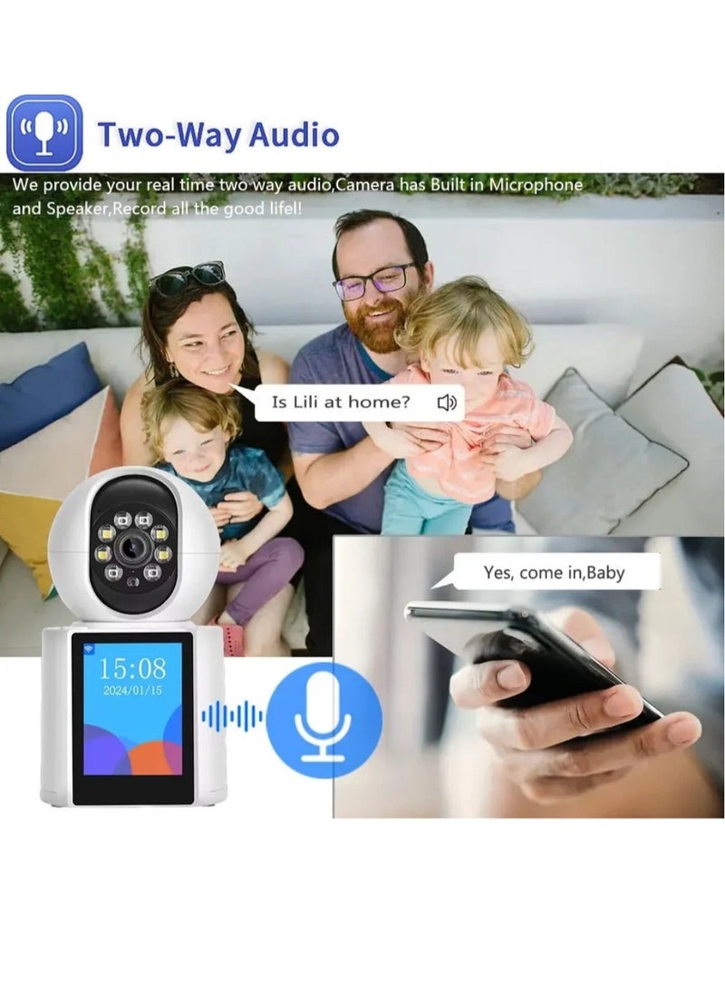 JORTAN 5MP Video Call Smart Camera, Free Video Calling, Motion Detection, Color and IR Night vision, Mobile Alarm, HD Resolution - Image 4