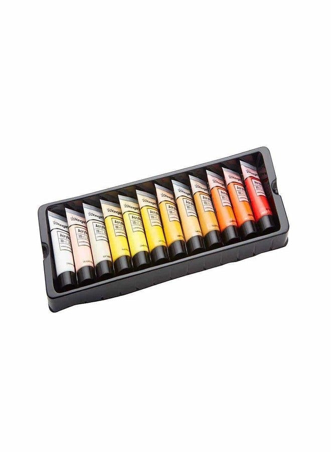 KINGART طقم ألوان أكريليك كينغ آرت برو بجودة الفنان 48 قطعة، أنابيب 22 مل (0.74 أونصة)، مجموعة من 48 لون فريد وعالي الصبغة - Image 5