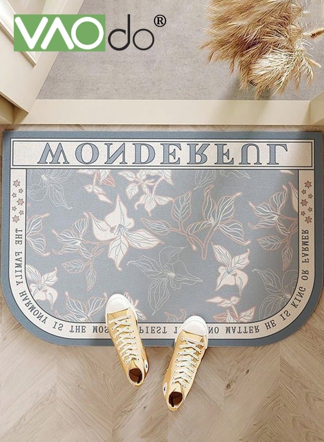 VAOdo Bath Mat Super Absorbent Bathroom Cushion Toilet Absorbent Non-Slip Mat Not Moldy Kitchen Porch Floor Mat  - Image 1
