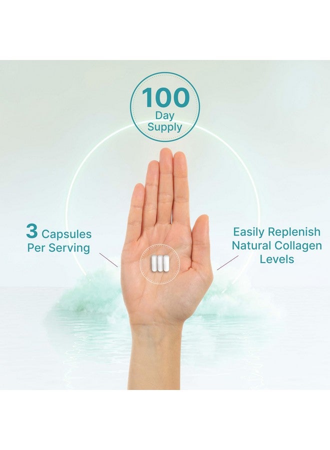 DEAL SUPPLEMENT Multi Collagen Pills with Vitamin C, E & Biotin, 300 Capsules - Hydrolyzed Collagen Peptides - 11 in 1 Formula with Saw Palmetto, Bamboo Silica, & Hyaluronic Acid - Hair, Skin, Nail, & Joint Health - Image 5