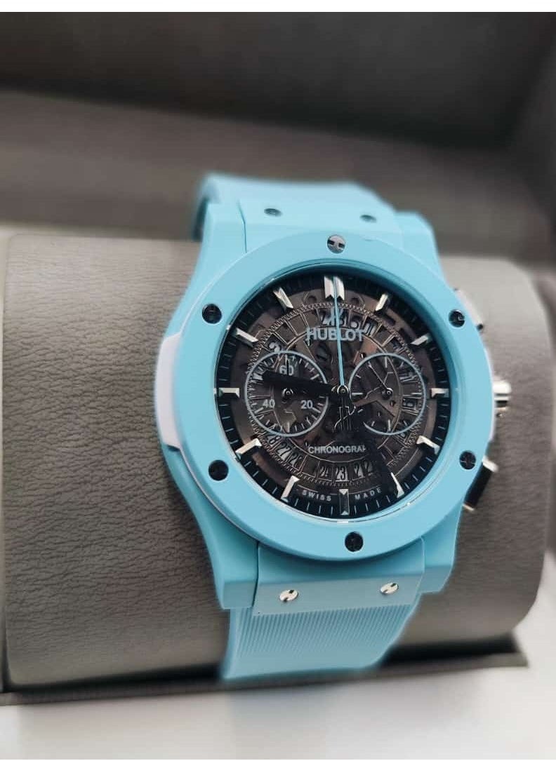 Mont Bleu Hoba men's battery watches The internal meters are working  Excellence and elegance 