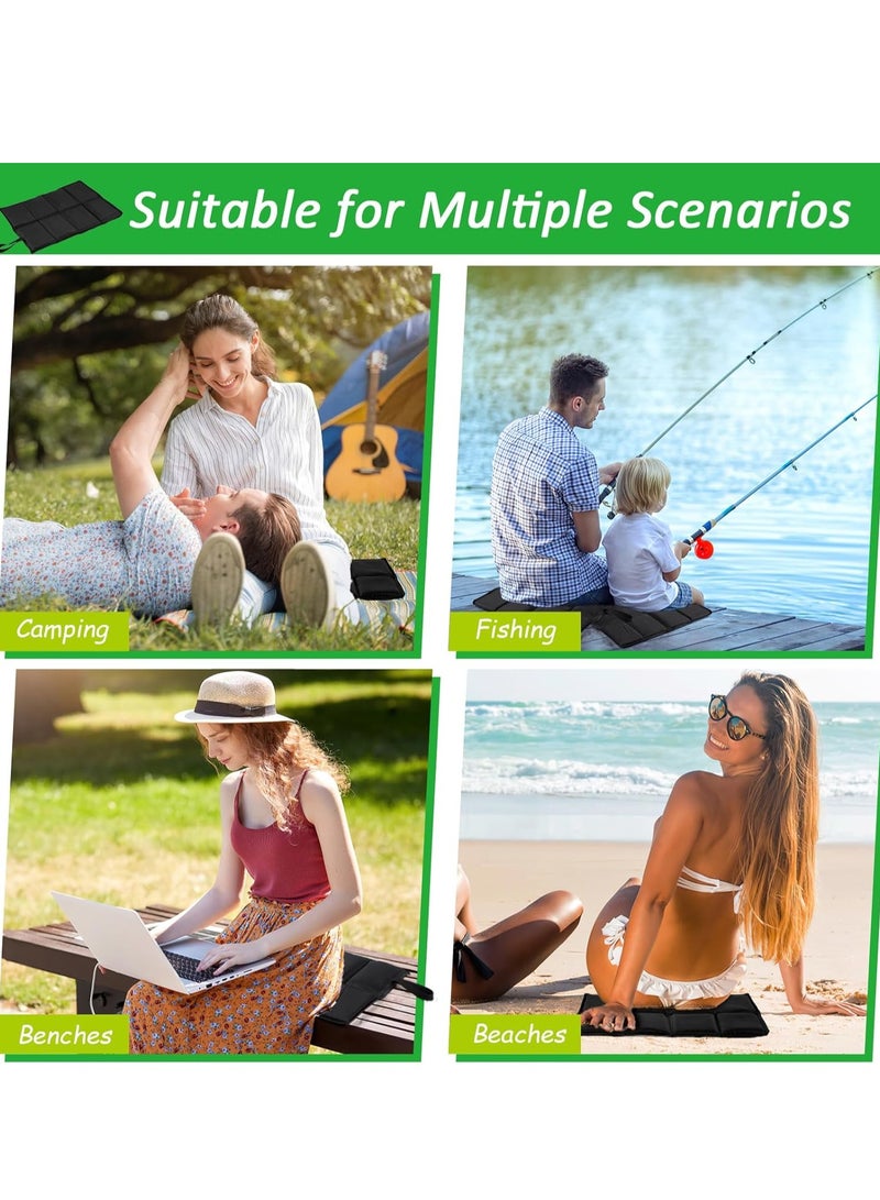 Relex Outdoor Seat Cushions, Pack of 2, Portable Seat Cushion, Seat Cushion for Children and Adults with Storage Bag, Foldable Waterproof Seat Cushion, Comfort and Style for Your Outdoor Use - Image 2