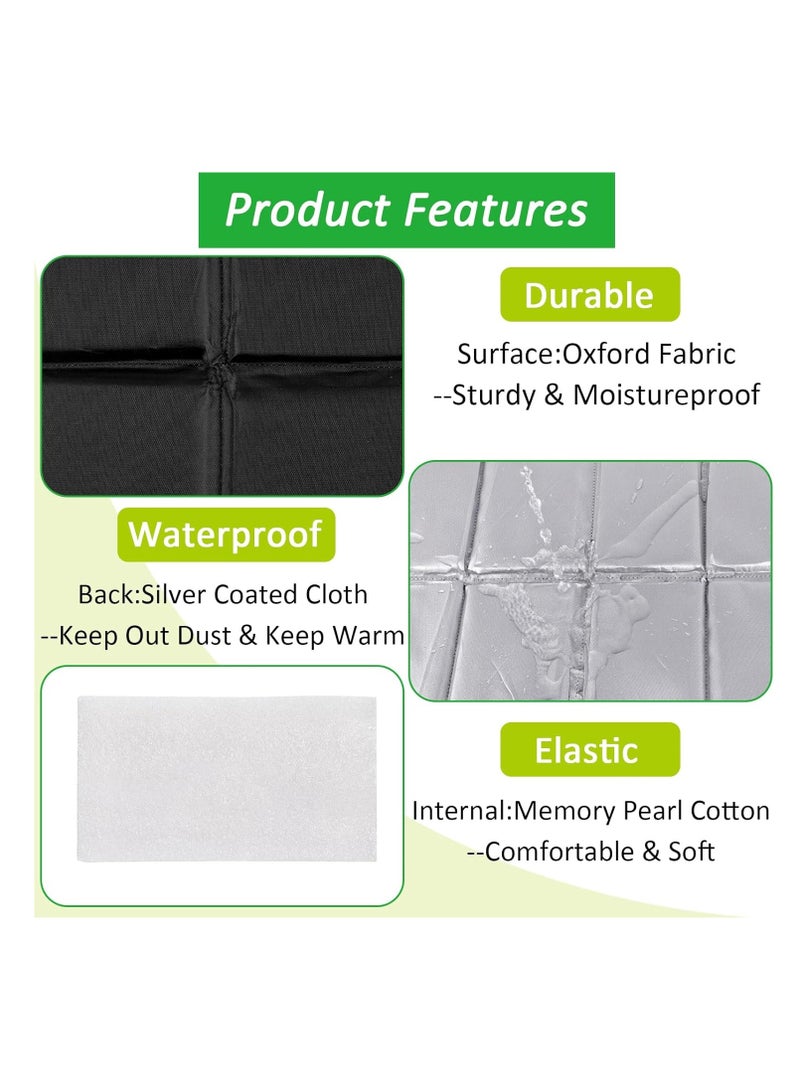 Relex Outdoor Seat Cushions, Pack of 2, Portable Seat Cushion, Seat Cushion for Children and Adults with Storage Bag, Foldable Waterproof Seat Cushion, Comfort and Style for Your Outdoor Use - Image 4
