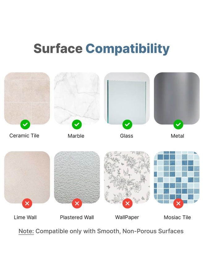 KESOL Adhesive Sponge Holder Sink Caddy for Kitchen Accessories - SUS304 Stainless Steel Rust Proof Water Proof, No Drilling - Image 5