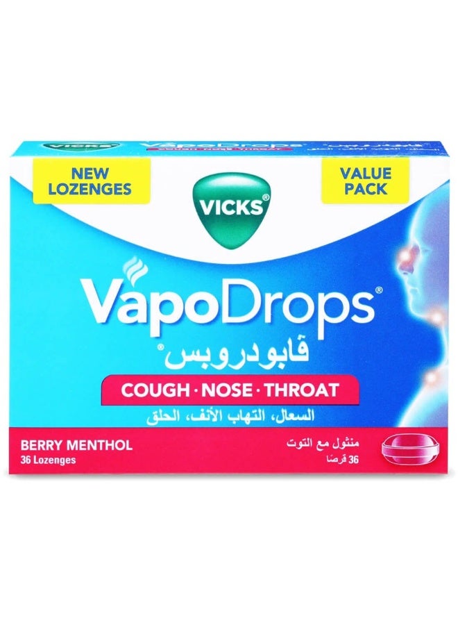 Vicks Vapodrops Berry 36 pcs - Image 1