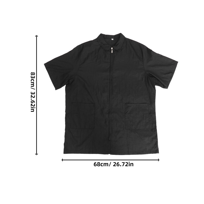1pc Waterproof Work Clothes Fashion Barber's Clothes Breathable Hairdressing Tops for Home Shop XL - Image 2