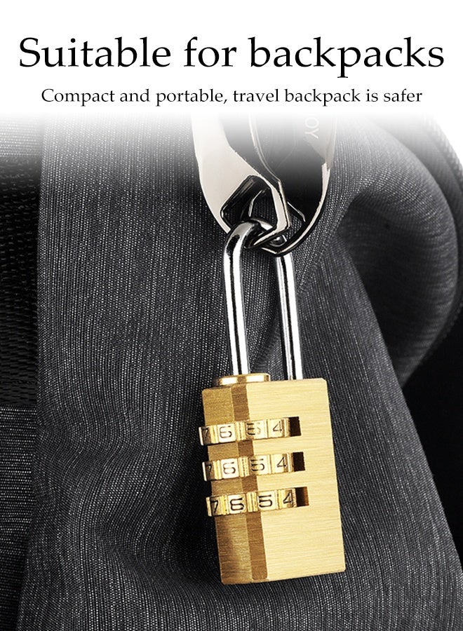 DUNISO 3 Digit Combination Padlock,Combination Padlock,Cabinets Padlock,Waterproof Weatherproof,Sturdy and Durable,for Gym Locker, School, Fence, Garage, Shed - Image 5