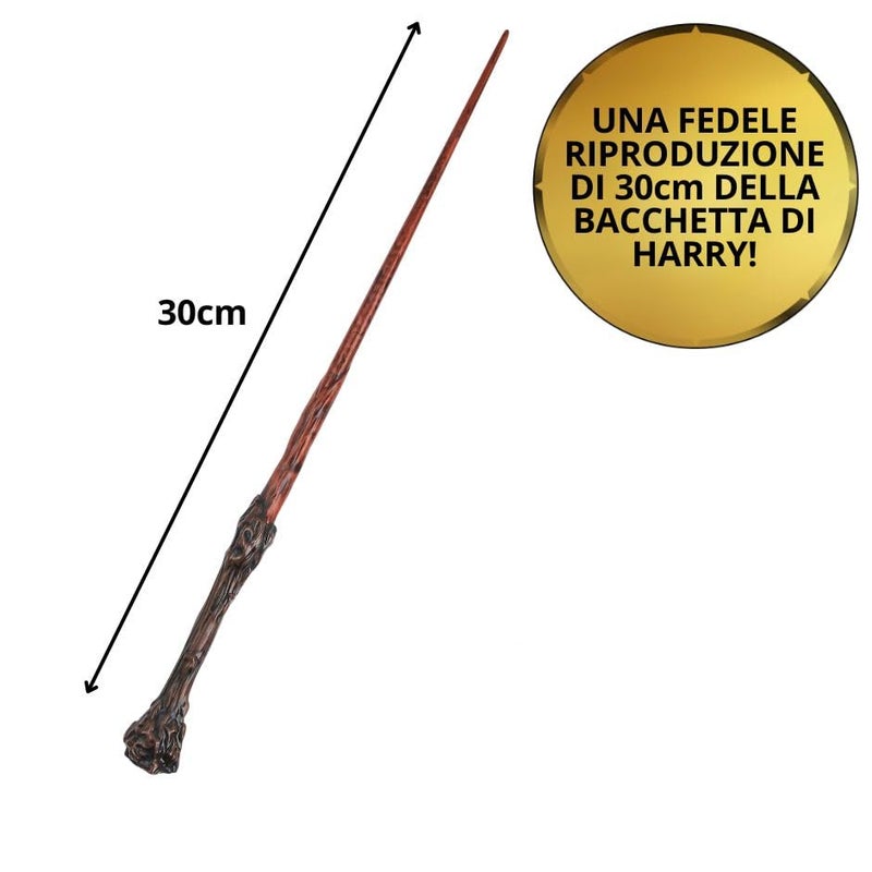 Wizarding World Harry Potter, 12-inch Spellbinding Harry Potter Wand & Spell Card, Accessory for Halloween Costumes for Girls & Boys - Image 3