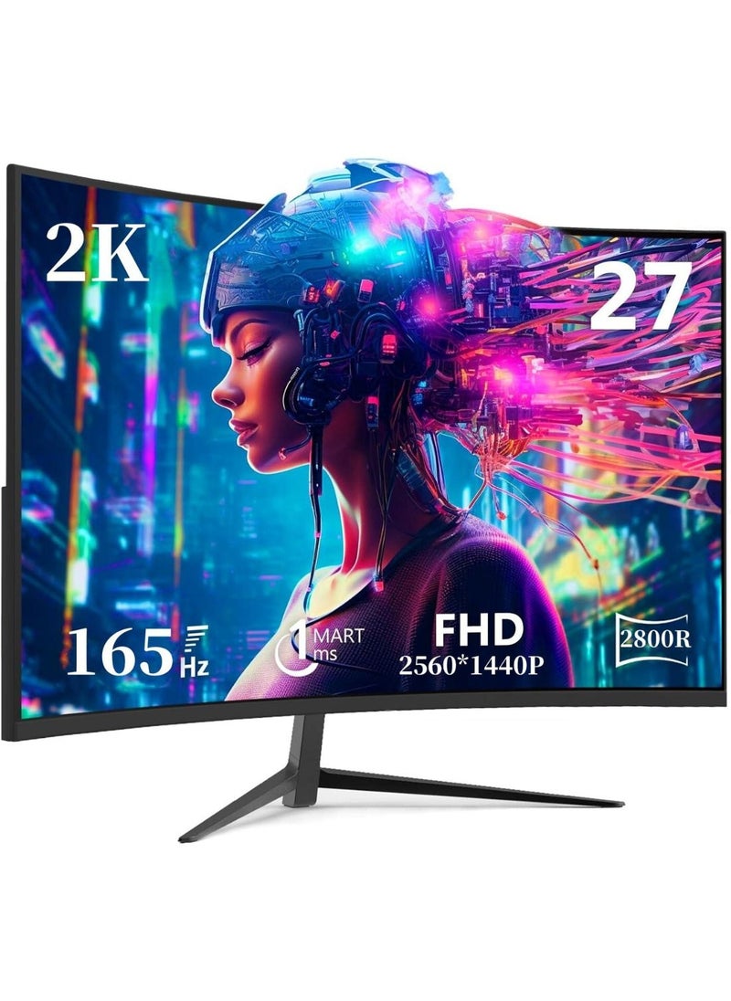 27 بوصة سطح منحن لعبة عرض 16 : 9 2560x1440 165Hz 1MS LED FreeSync FreeSync FreeSync عرض متقدمة ميناء HDMI - pzsku/Z0D919C155ECA41A63FFEZ/45/_/1731289194/b01a479f-f820-4592-bb10-c975789e4493