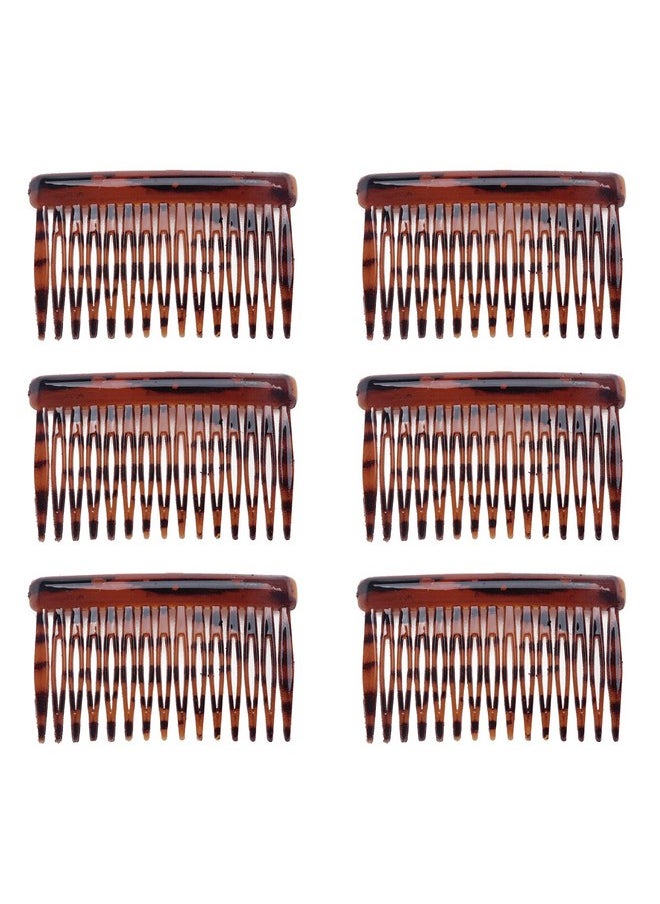 6 Pcs Hair Side Comb For Women Accessories Plastic 8 X 5 Cm 15 Teeth French Twist Comb Hair Clips For Girls Fine Long Curly Decorative Hair Styling Bun Supplies (Brown) - pzsku/Z0D91AA5F4C34102E9AACZ/45/_/1719073401/c24ed3a9-cb70-4f6c-80ae-10985de45e6a