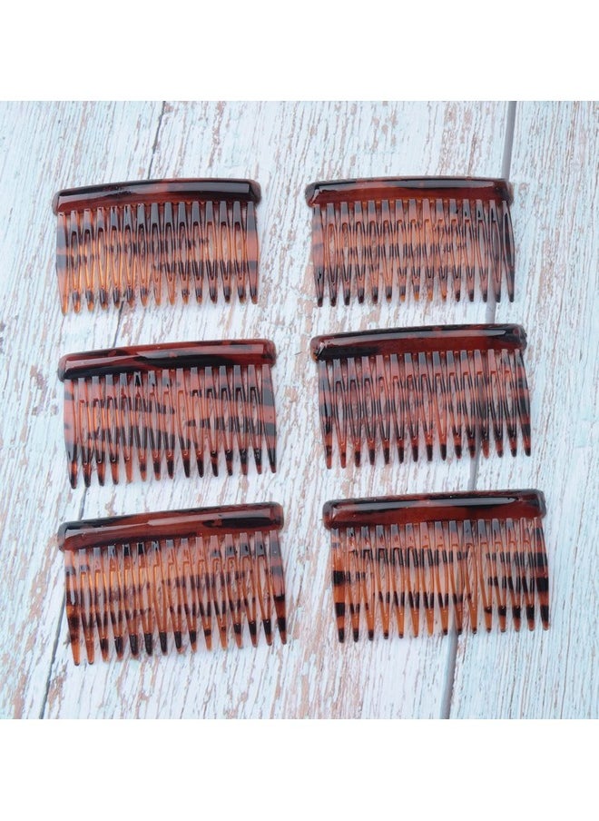 6 Pcs Hair Side Comb For Women Accessories Plastic 8 X 5 Cm 15 Teeth French Twist Comb Hair Clips For Girls Fine Long Curly Decorative Hair Styling Bun Supplies (Brown) - pzsku/Z0D91AA5F4C34102E9AACZ/45/_/1719073403/bcaea147-0d76-4728-bf92-36e3bfcdc997