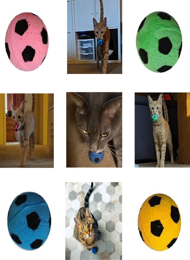 SHUYUE Foam Soccer Balls Cat Toys (Balls Cat Toys (12pcs)) - Image 3