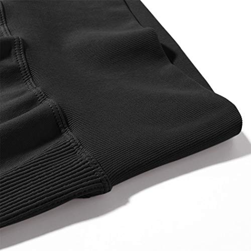 SUUKSESS Women Contour Butt Lifting Seamless Leggings Ombre High Waisted Workout Yoga Pants (Black, XL) - Image 5