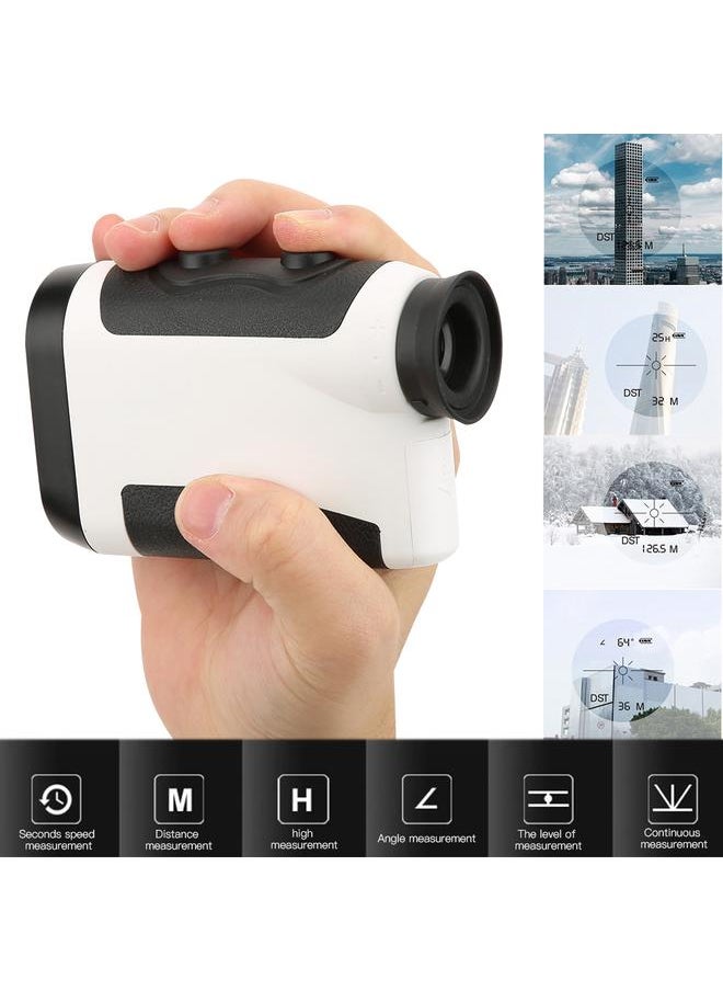 Thoraya Rangefinders Handheld Diastimeter Monocular Telescope High Precision 600M Black+White  - Image 5