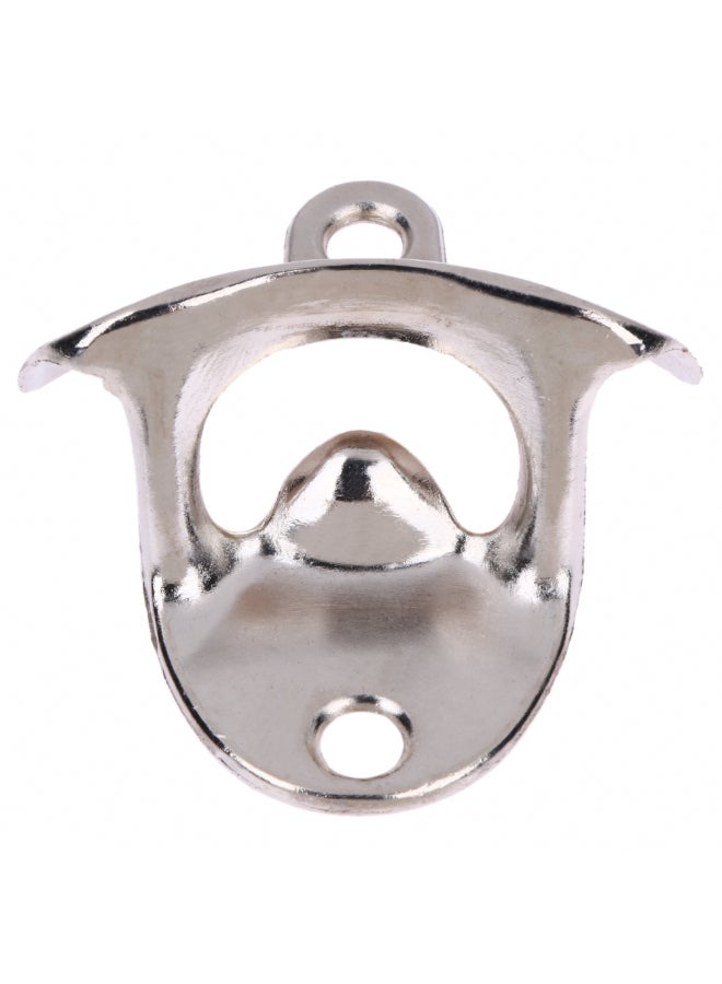 NIBEMINENT 2-Piece Vintage Wall Mounted Bottle Opener Silver 10 x 8 5cm - Image 2