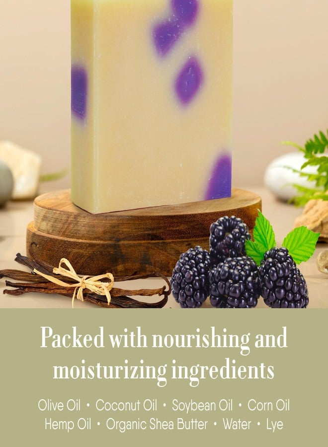 360Feel Black Raspberry Soap - Made in The USA - Castile Handmade, All-Natural Cold-Processed - Infused with Black Raspberry for an Uplifting Aroma, Moisturizing Care & Creamy Rich Lather (5 oz - Image 4