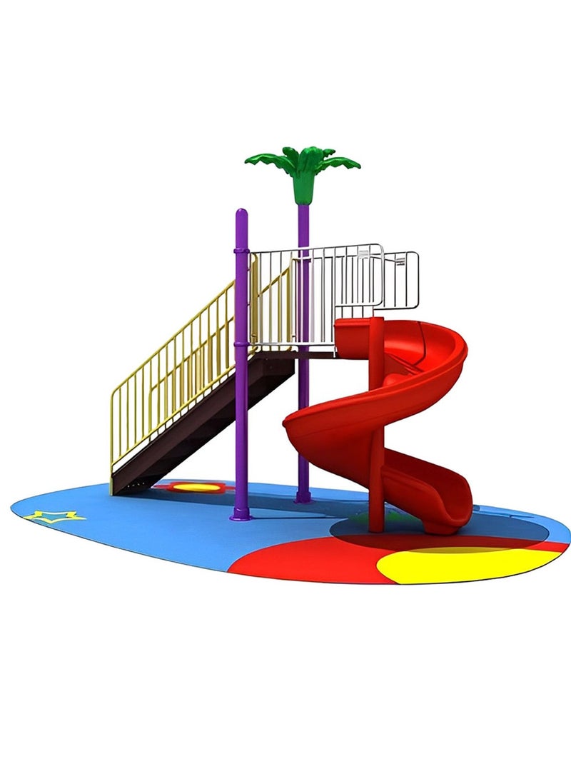 ميتس Myts - Outdoor Spiral Kids Slide - Assorted - Image 3