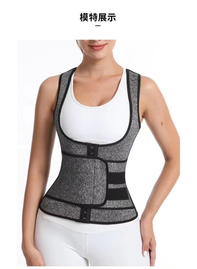 Body Shaping Garments, Body Shaping And Body Protection Corset, Women's Zippered Double Waist Corset, Waist Shaping Vest