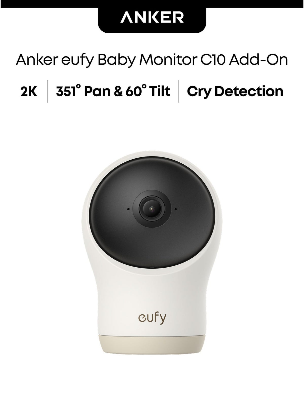 eufy Eufy Baby Monitor C10 add-on Camera 204.1 g Z0D921DD46555EA7406D0Z