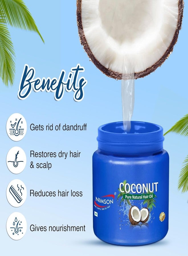 Nimson Coconut Hair Oil with Vitamin E | For Strong, Thick & Shiny Hair | Nourishing Formula | Unisex | 500ml - Image 4