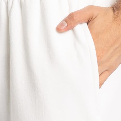 Fruit of the Loom mens Eversoft Fleece & Joggers (Regular Big Man) Sweatpants, Elastic Bottom - White, 3X-Large US - Image 4