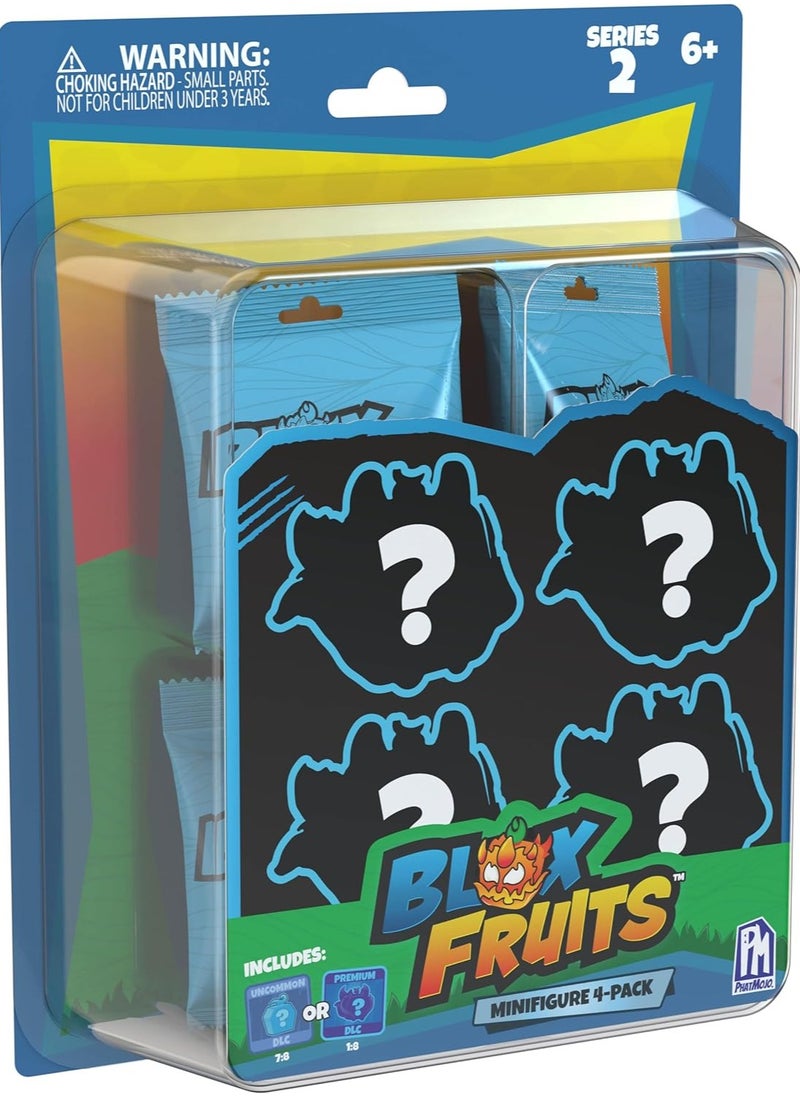 PhatMojo - Blox Fruits Games: Roblox - Mini Figure 4-Pack (One Random Piece) - Image 1