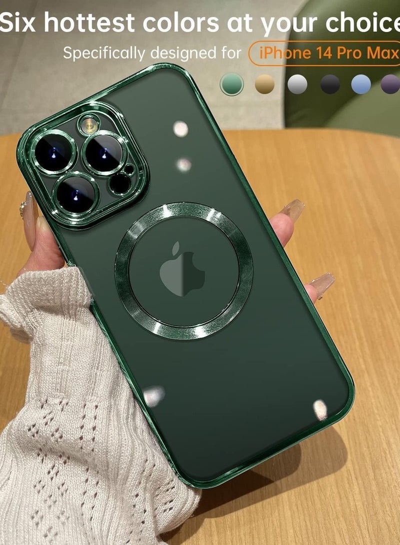 ELTRAZONE Magnetic Clear Case for iPhone 14 Pro Max Case with Full Camera Protection - Image 1