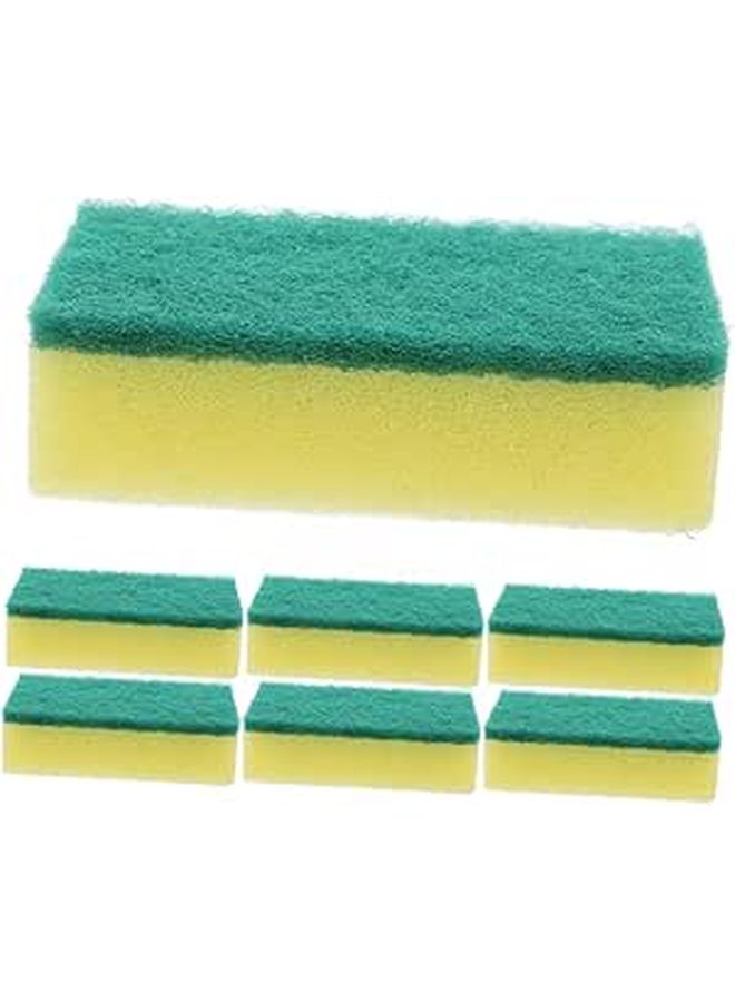 Heavy Duty Non Scratch Cleaning Sponges 100 Pack For Kitchen Dishes Pans Pots - Image 1