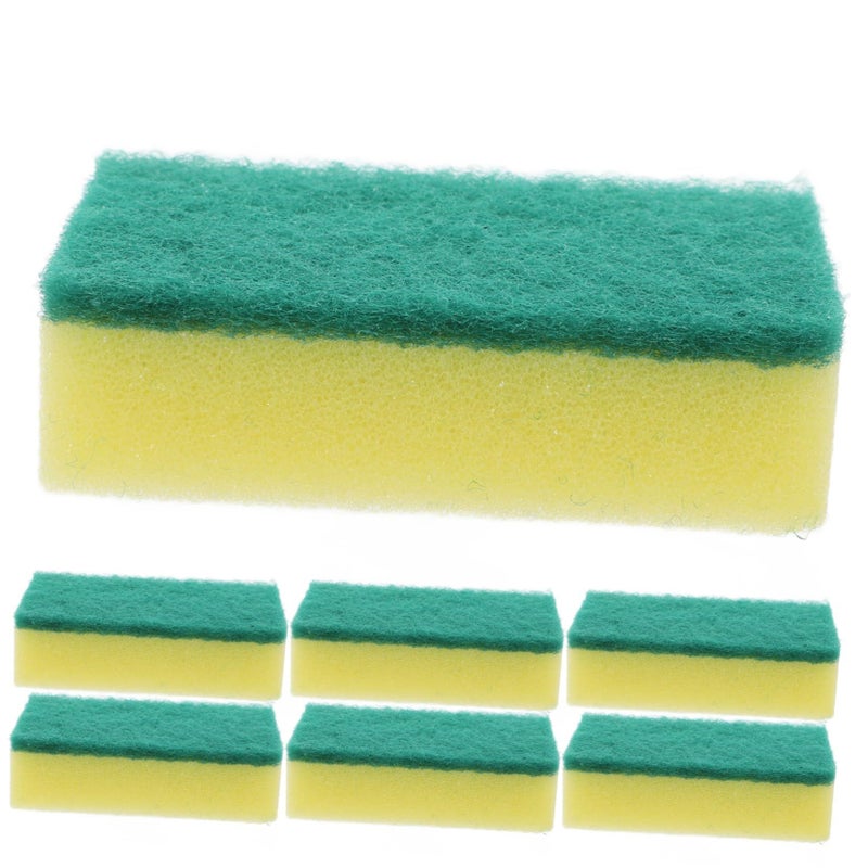 Heavy Duty Non Scratch Cleaning Sponges 100 Pack For Kitchen Dishes Pans Pots - Image 2