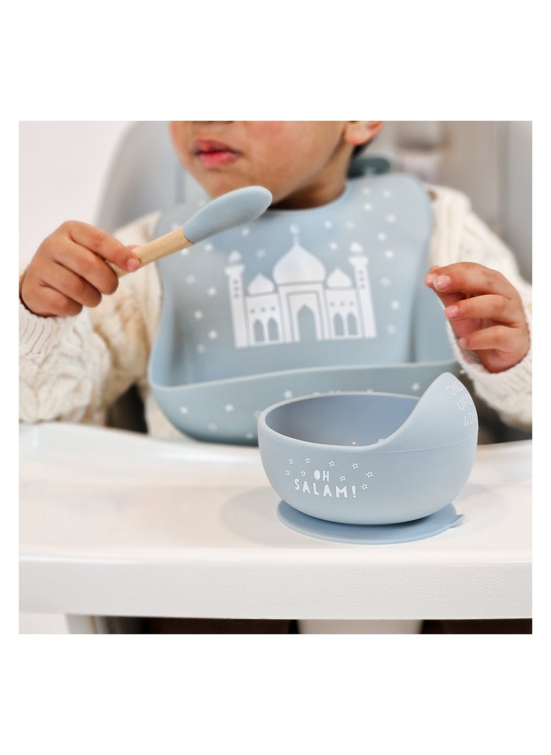 ONCE UPON A DUA Lux Silicone Bowl & Spoon Set - Image 2