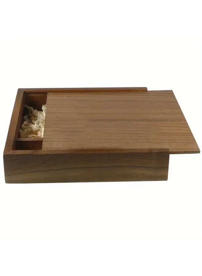 Walnut Wood Storage Box For Jewelry USB Drive Photography Album Wedding Gift - Image 5