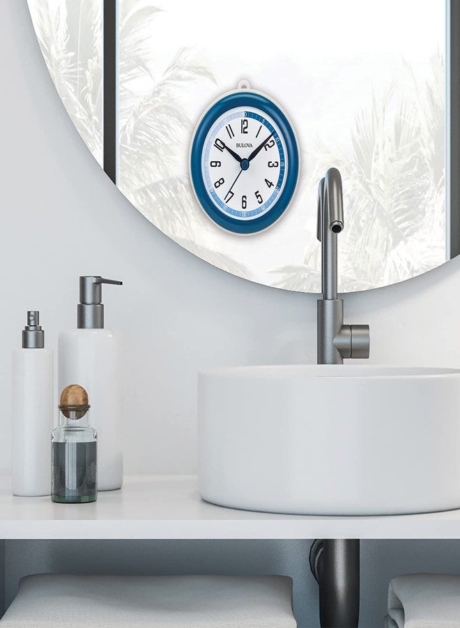Bulova Shower Wall Clock, Model C4882 | Waterproof Design | Suction Cup Mount | Temperature Display | Easy-to-Read Digital Display - Image 2