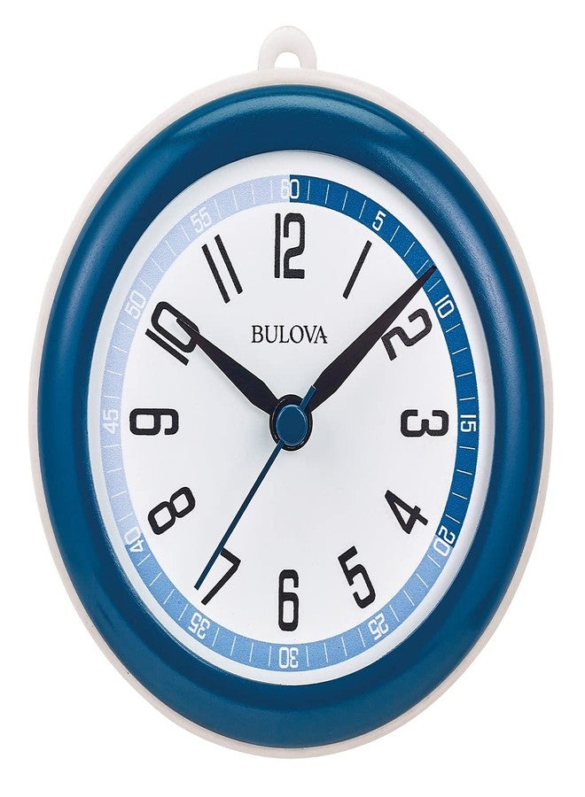 Bulova Shower Wall Clock, Model C4882 | Waterproof Design | Suction Cup Mount | Temperature Display | Easy-to-Read Digital Display - Image 1