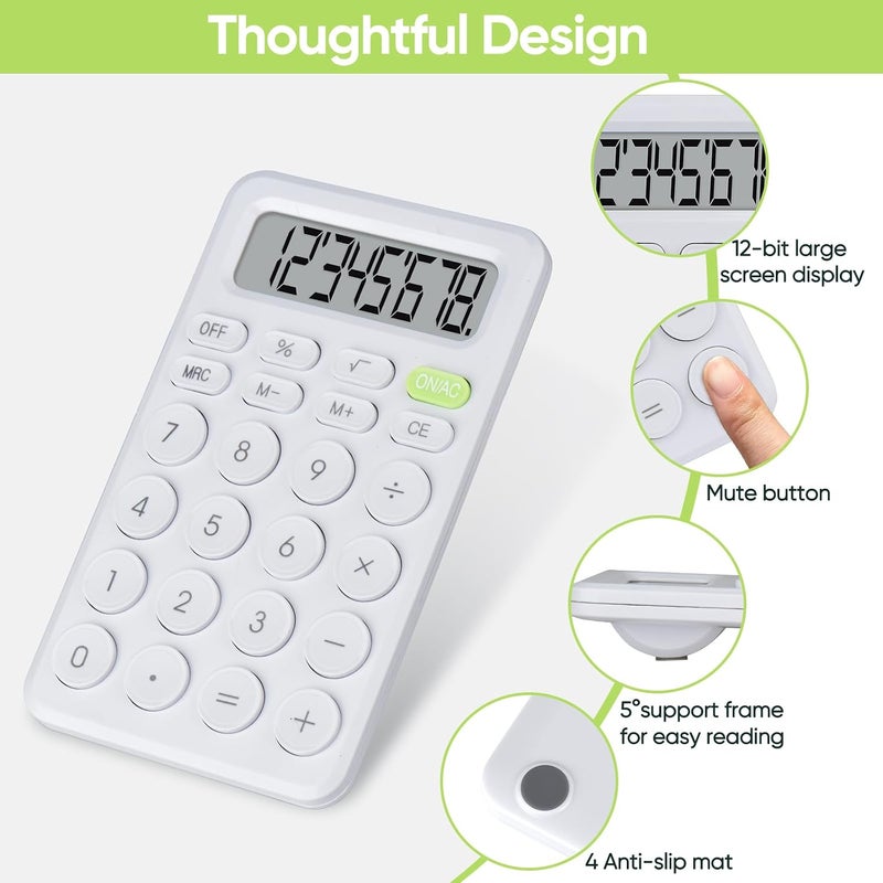 Scientific Calculator with Basic Functions (White) - Image 2
