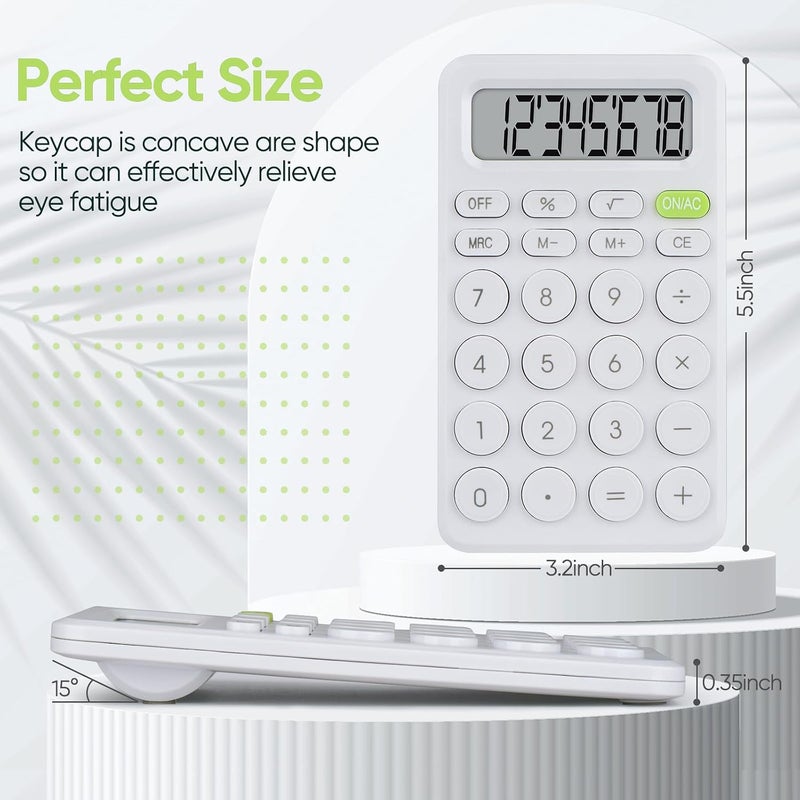 Scientific Calculator with Basic Functions (White) - Image 3