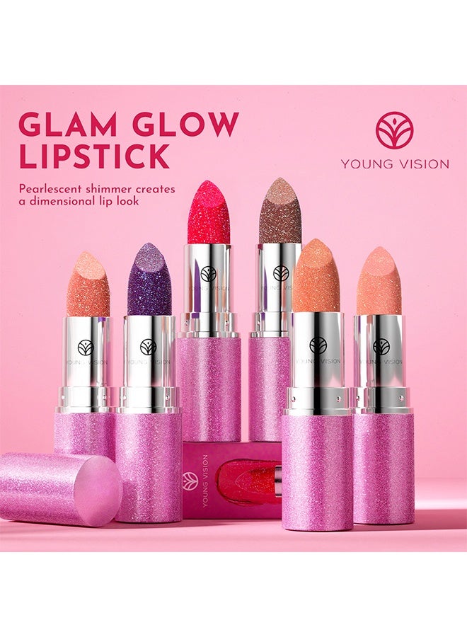 YOUNG VISION Lipstick,Shimmering, Chameleon Effect Lipsticks – Long-Lasting Color Shift, Micro-Shimmer, Hydrating Formula,#04 - Image 4