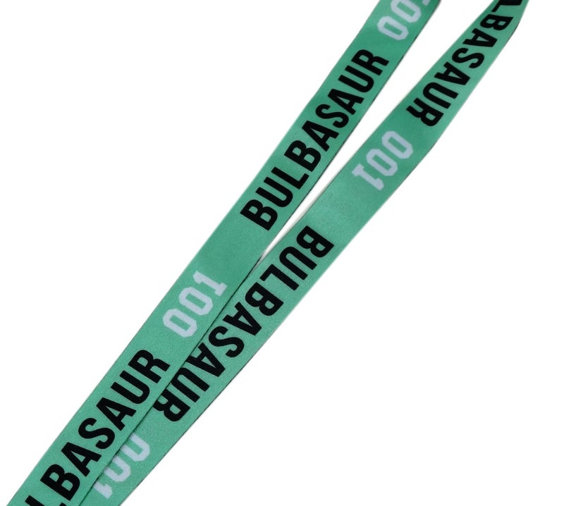 Bioworld Pokemon Bulbasaur 001 exclusive Lanyard with ID Badge Holder & PVC Rubber Charm - Image 2