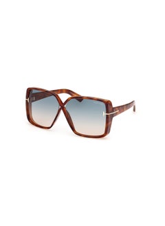 TOM FORD Women's Butterfly Shape  Sunglasses FT111753P63 Lens Size: 63 Millimeter - Blonde Havana  - Image 1