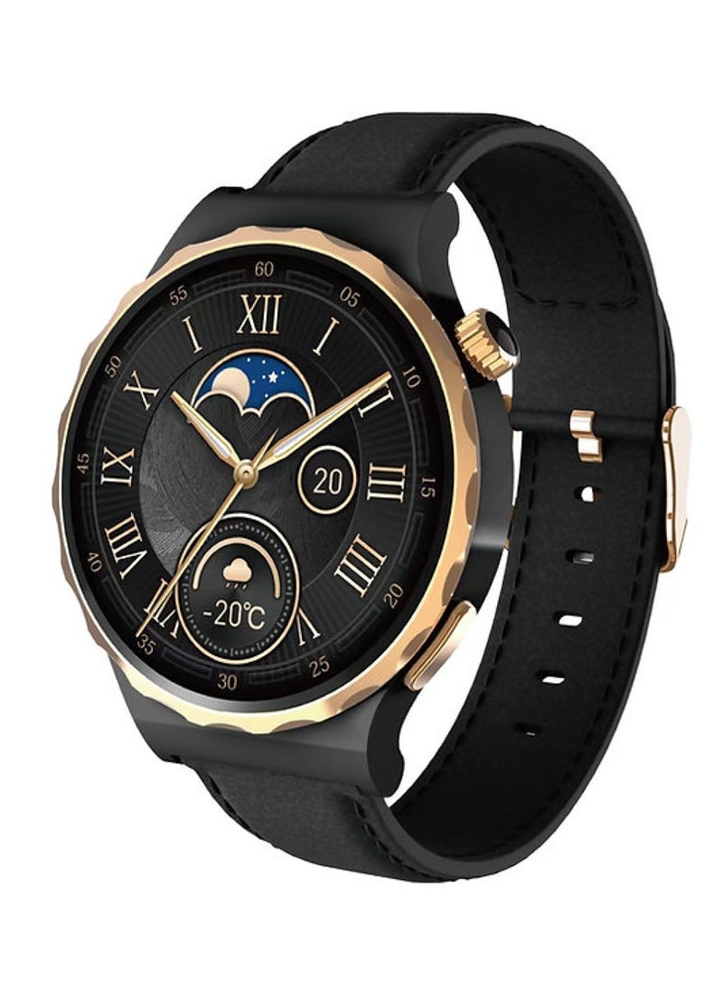 Haino Teko C7 Smart Watch Round Shape Dial With Wireless Charger  - Image 1